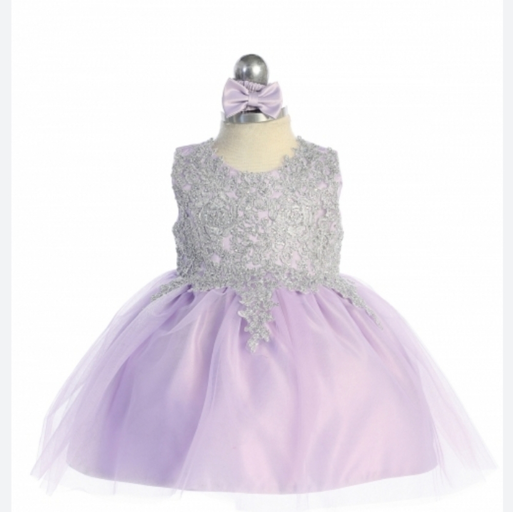 Lilac 24 months little girls Formal Dress